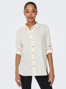 JDY Overhemdblouse JDYSAY L/S LINEN LOOSE SHIRT WVN NOOS