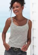 Vivance Gebreide top Met streepstructuur van kreukvrije breikwaliteit