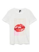 Vero Moda Shirt met korte mouwen VMSORI FRANCI SS TOP BOX JRS GA
