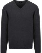 William Lockie Pullover Lamswol Antraciet V