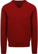 William Lockie Pullover Lamswol V Poppy