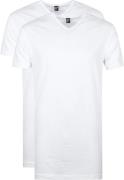 Alan Red Vermont Extra Lange T-Shirts Wit (2Pack)