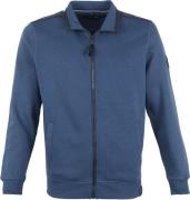 Casa Moda Sport Vest Zip Blauw