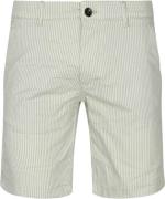 Dstrezzed Charlie Chino Shorts Strepen Groen