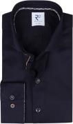 R2 Overhemd Twill Donkerblauw