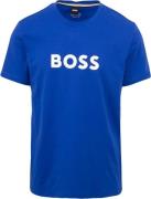 BOSS T-shirt Kobaltblauw