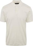 Marc O'Polo Poloshirt Rib Gebroken Wit