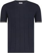 State Of Art Knitted T-Shirt Navy