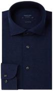 Profuomo Overhemd Knitted Donkerblauw