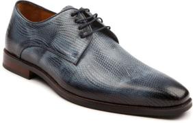 Melik Schoen Derby Monoti Print Blauw