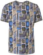 No Excess T-Shirt Print Blauw