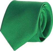 Stropdas Zijde Smaragd Groen Uni F68 -
