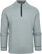 Blue Industry Half Zip Trui Lichtgroen