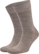 Suitable Merino Sokken Taupe 2-Pack