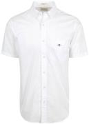 Gant Overhemd Short Sleeve Wit