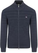 Gant Vest Structuur Navy