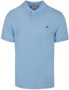 Gant Shield Piqué Poloshirt Lichtblauw