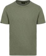 Superdry Slub T-Shirt Melange Olijfgroen