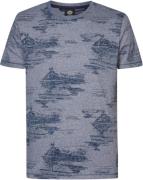 Petrol T-Shirt Bask Blauw