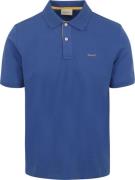 Gant Contrast Piqué Poloshirt Blauw