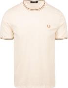 Fred Perry Twin Tipped T-shirt Off White