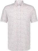 State Of Art Short Sleeve Overhemd Print Wit