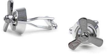 Manchetknoop Propellers Zilver -