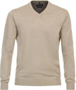 Casa Moda Pullover V-Hals Ecru