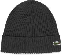 Lacoste Knitted Muts Wol Zwart -