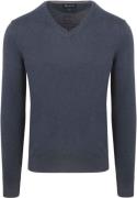 Suitable Respect Vinir Pullover Melange Navy