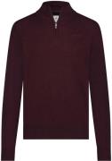 State Of Art Half Zip Trui Bordeaux