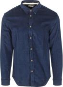 Anerkjendt Overhemd Leif Corduroy Navy