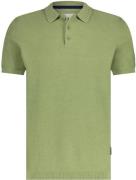 State Of Art Knitted Poloshirt Groen