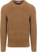 No Excess Trui Ribknit Khaki