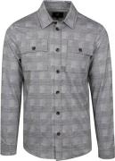 Suitable Liv Overshirt Geruit Grijs