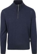 State Of Art Half Zip Trui Navy