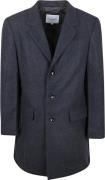 McGregor Coat Wool Herringbone Navy