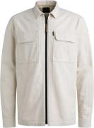 PME Legend Overshirt 2 Tone Slub Ecru