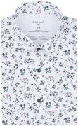 OLYMP Luxor Overhemd 24/Seven Print Wit