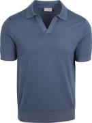 Suitable Polo Riva Compact Denim Blauw
