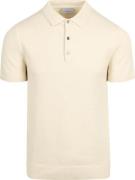 Suitable Heavy Knitted Polo Raw Ecru