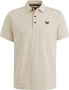 PME Legend Poloshirt Jacquard Jersey Ecru