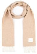 Profuomo Sjaal Lamswol Lichtbeige -