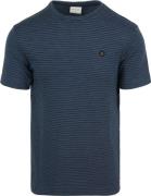 No Excess Velvet Stripes T-Shirt Navy