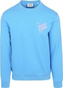 Scotch and Soda Sweater Print Blauw
