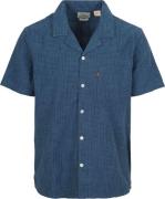 Levi's Short Sleeve Overhemd Duke Dobby Blauw