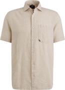 Vanguard Short Sleeve Overhemd Linnen Blend Ecru