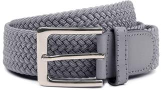 Suitable Geweven Riem Donkergrijs