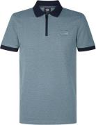 Petrol Half Zip Polo Keyline Ocean Blauw