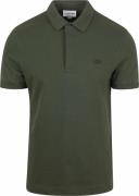Lacoste Poloshirt Paris Piqué Donkergroen